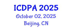 International Conference on Developmental Psychology and Adolescence (ICDPA) October 02, 2025 - Beijing, China