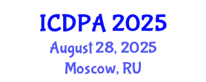International Conference on Developmental Psychology and Adolescence (ICDPA) August 28, 2025 - Moscow, Russia
