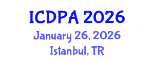 International Conference on Developmental Psychology and Adolescence (ICDPA) January 26, 2026 - Istanbul, Turkey