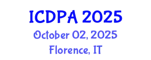 International Conference on Developmental Psychology and Adolescence (ICDPA) October 02, 2025 - Florence, Italy