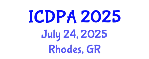 International Conference on Developmental Psychology and Adolescence (ICDPA) July 24, 2025 - Rhodes, Greece