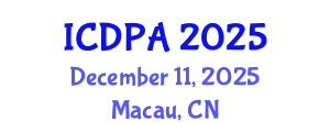 International Conference on Developmental Psychology and Adolescence (ICDPA) December 11, 2025 - Macau, China
