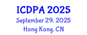 International Conference on Developmental Psychology and Adolescence (ICDPA) September 29, 2025 - Hong Kong, China