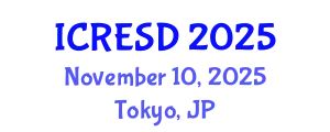International Conference on Renewable Energy and Sustainable Development (ICRESD) November 10, 2025 - Tokyo, Japan