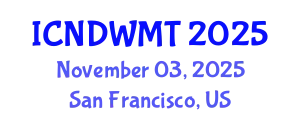 International Conference on Nuclear Decommissioning and Waste Management Technology (ICNDWMT) November 03, 2025 - San Francisco, United States