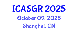 International Conference on Animal Sciences and Genetic Research (ICASGR) October 09, 2025 - Shanghai, China