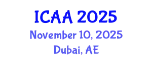 International Conference on Animal Anatomy (ICAA) November 10, 2025 - Dubai, United Arab Emirates