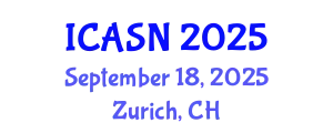 International Conference on Animal Science and Nutrition (ICASN) September 18, 2025 - Zurich, Switzerland