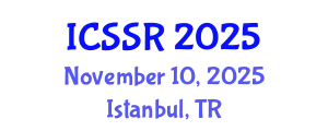 International Conference on Sport Science and Research (ICSSR) November 10, 2025 - Istanbul, Turkey