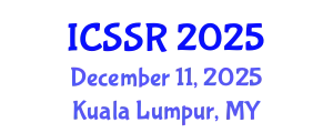 International Conference on Sport Science and Research (ICSSR) December 11, 2025 - Kuala Lumpur, Malaysia