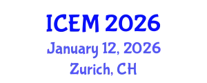 International Conference on Environmental Microbiology (ICEM) January 12, 2026 - Zurich, Switzerland