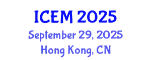 International Conference on Environmental Microbiology (ICEM) September 29, 2025 - Hong Kong, China
