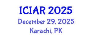 International Conference on Image Analysis and Recognition (ICIAR) December 29, 2025 - Karachi, Pakistan