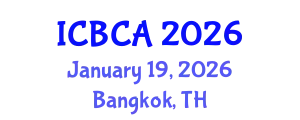 International Conference on Bioinorganic Chemistry and Applications (ICBCA) January 19, 2026 - Bangkok, Thailand