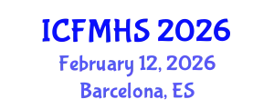 International Conference on Fluid Mechanics and Hydraulic Systems (ICFMHS) February 12, 2026 - Barcelona, Spain
