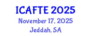 International Conference on Applications of Fluids and Thermodynamics Engineering (ICAFTE) November 17, 2025 - Jeddah, Saudi Arabia