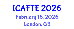International Conference on Applications of Fluids and Thermodynamics Engineering (ICAFTE) February 16, 2026 - London, United Kingdom