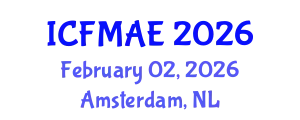 International Conference on Fluid Mechanics and Aerodynamic Engineering (ICFMAE) February 02, 2026 - Amsterdam, Netherlands