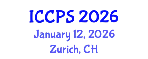 International Conference on Cyber-Physical Systems (ICCPS) January 12, 2026 - Zurich, Switzerland