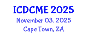 International Conference on Developing Countries and Mining Engineering (ICDCME) November 03, 2025 - Cape Town, South Africa
