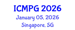 International Conference on Mineral Processing and Geochemistry (ICMPG) January 05, 2026 - Singapore, Singapore