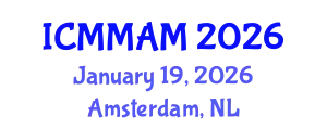 International Conference on Modern Medicine and Alternative Medicine (ICMMAM) January 19, 2026 - Amsterdam, Netherlands