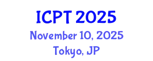 International Conference on Pharmacology and Therapeutics (ICPT) November 10, 2025 - Tokyo, Japan