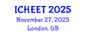 International Conference on Higher Education and Educational Technology (ICHEET) November 27, 2025 - London, United Kingdom
