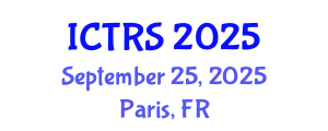 International Conference on Theology and Religious Studies (ICTRS) September 25, 2025 - Paris, France