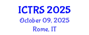 International Conference on Theology and Religious Studies (ICTRS) October 09, 2025 - Rome, Italy