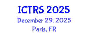 International Conference on Theology and Religious Studies (ICTRS) December 29, 2025 - Paris, France