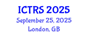 International Conference on Theology and Religious Studies (ICTRS) September 25, 2025 - London, United Kingdom
