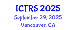 International Conference on Theology and Religious Studies (ICTRS) September 29, 2025 - Vancouver, Canada