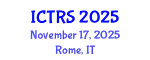 International Conference on Theology and Religious Studies (ICTRS) November 17, 2025 - Rome, Italy