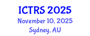 International Conference on Theology and Religious Studies (ICTRS) November 10, 2025 - Sydney, Australia