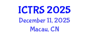 International Conference on Theology and Religious Studies (ICTRS) December 11, 2025 - Macau, China