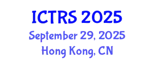International Conference on Theology and Religious Studies (ICTRS) September 29, 2025 - Hong Kong, China