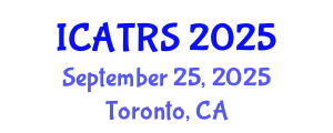 International Conference on Academic Theology and Religious Studies (ICATRS) September 25, 2025 - Toronto, Canada