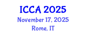 International Conference on Climate Change and Agroecology (ICCA) November 17, 2025 - Rome, Italy