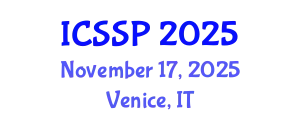 International Conference on Sociological Social Psychology (ICSSP) November 17, 2025 - Venice, Italy