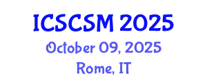 International Conference on Social Conflict and Social Movements (ICSCSM) October 09, 2025 - Rome, Italy
