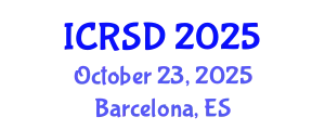International Conference on Rural Sociology and Development (ICRSD) October 23, 2025 - Barcelona, Spain
