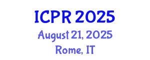 International Conference on Psychology of Religion (ICPR) August 21, 2025 - Rome, Italy