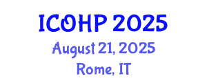 International Conference on Occupational Health Psychology (ICOHP) August 21, 2025 - Rome, Italy