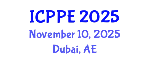 International Conference on Positive Psychology and Education (ICPPE) November 10, 2025 - Dubai, United Arab Emirates