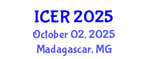 International Conference on Energy Recovery (ICER) October 02, 2025 - Madagascar, Madagascar
