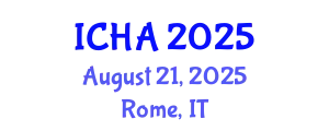 International Conference on History of Architecture (ICHA) August 21, 2025 - Rome, Italy