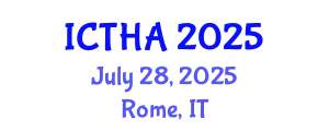 International Conference on Theory and History of Architecture (ICTHA) July 28, 2025 - Rome, Italy