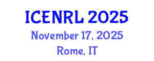International Conference on Environmental and Natural Resources Law (ICENRL) November 17, 2025 - Rome, Italy