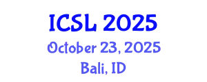 International Conference on Space Law (ICSL) October 23, 2025 - Bali, Indonesia